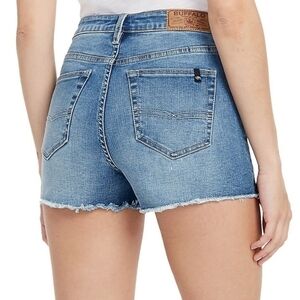 New Buffalo David Bitton High Rise Denim Shorts Size 32 Jean Cutoff Denim Shorts